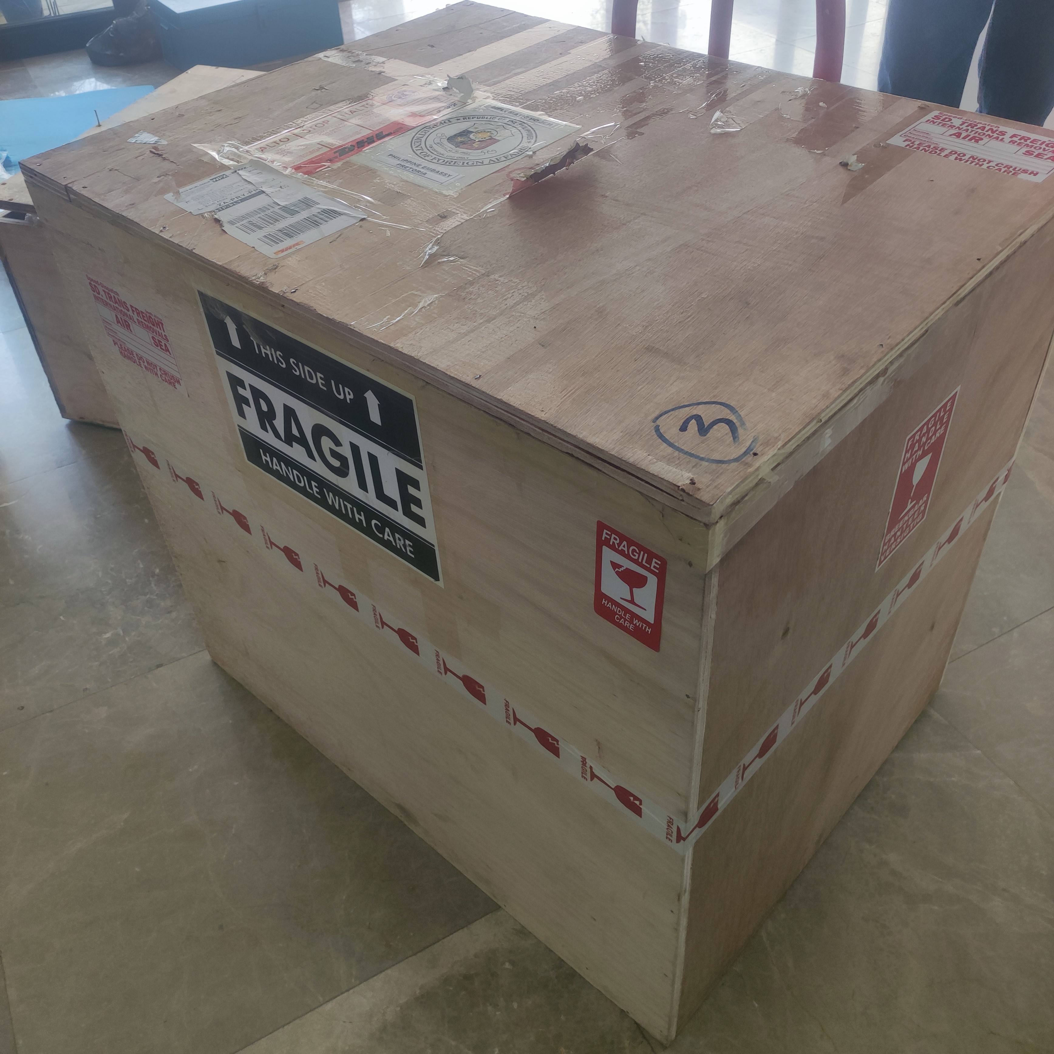 Wooden crate